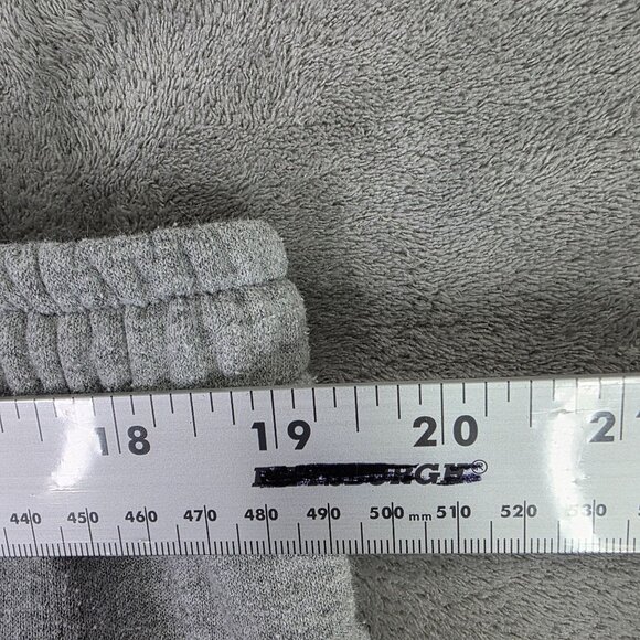 Mens Vintage Fruit of the Loom Fleece Gray Jogger Sweatpants Cotton Polyester XL - Picture 6 of 9